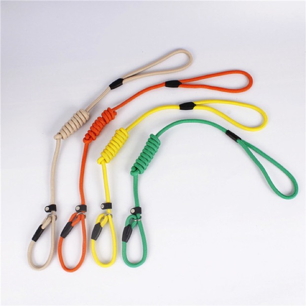 Factory Direct Sale Comfortable Soft Adjustable Nylon Dog Leash Tug-resistant P Chain One-piece Design for Wal — Pet Leash wholesale from Zootail
