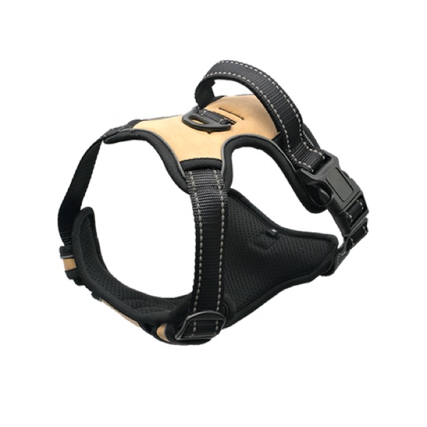 No-Pull Solid Rivet Fashion Dog Harness Leather Nylon Padded Comfort Breathable Eco-Friendly Quick Release Ref — Dog Harness wholesale from Zootail