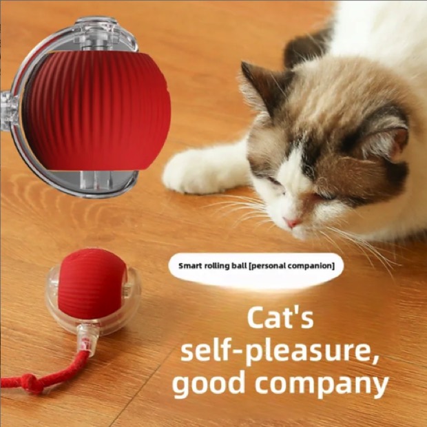 Customizable & Durable Luxury Rubber & ABS Squeaky Automatic Interactive Chew Toy for Dogs & Cats-Indoor/Outdo — Chew Toys wholesale from Zootail