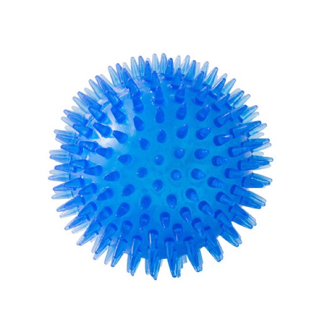 Dog Toy Thorn Highly Elastic TPR Squeaky Spike Ball Teething Boredom Relief Dental Care Durable Bite-Resistant — Chew Toy wholesale from Zootail