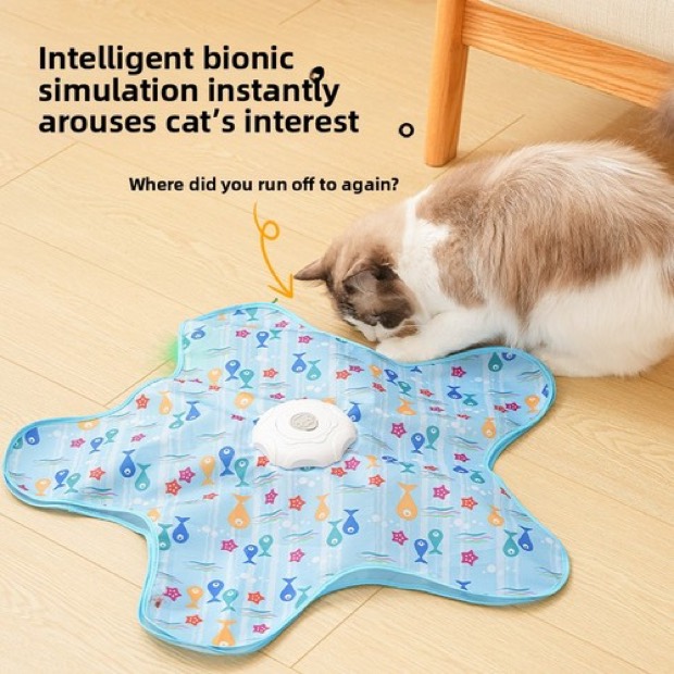 Cross-border Plastic ABS Cat Toy Hunting Cover Anti-scratch Hide Self-relief Interactive Rechargeable Automati — Pet Gadgets wholesale from Zootail