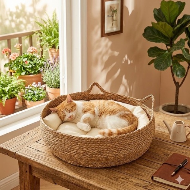 Grass Cat Bed & Scratch Post Breathable and Warm All-Season Summer Cooling Outdoor Use Shandong Origin Cat Hou — Pet Gadgets wholesale from Zootail