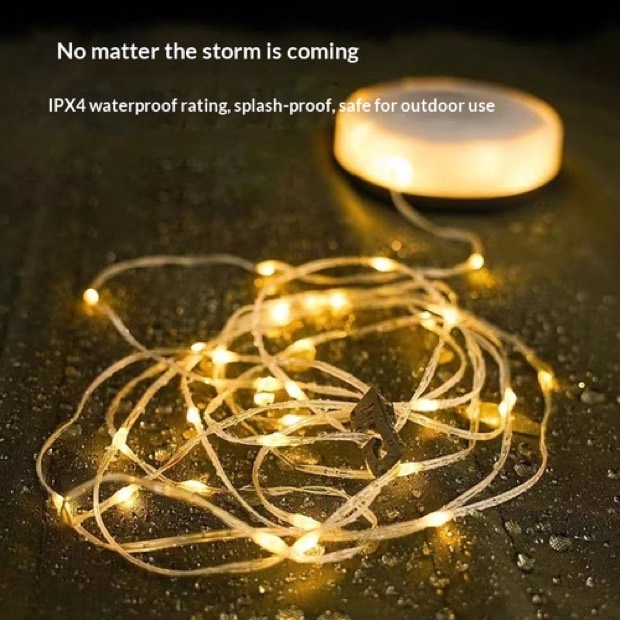 New Rechargeable LED Camping Lamp IP44 Waterproof APP Control Type-C Fast Charge ABS Material 280g Lightweight — Pet Gadgets wholesale from Zootail
