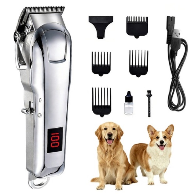 Professional Electric Pet Hair Trimmer Deshedding Tool ABS Material Rechargeable Dog Cat Clipper Basic Style — Pet Cleaning Supplies wholesale from Zootail