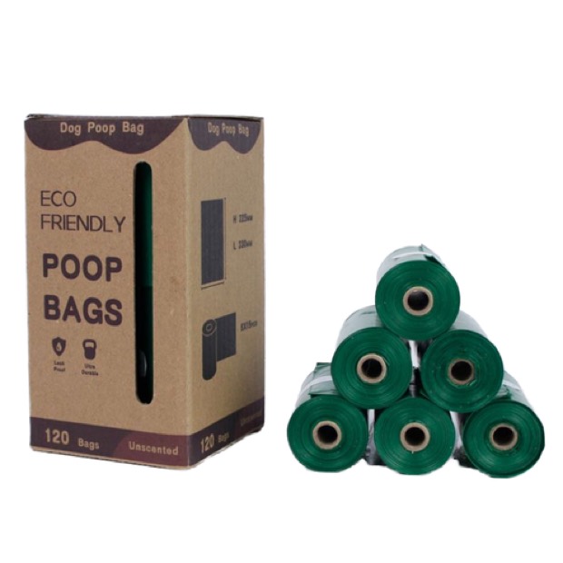 Disposable Eco-friendly Dog Poop Bags Biodegradable Available in Customizable Colors with Dispenser — Pet Cleaning Supplies wholesale from Zootail