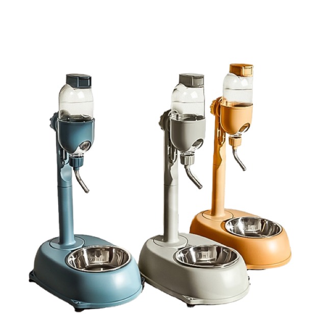 High Quality Eco-Friendly Portable Plastic Dog Standing Feeder with Adjustable Height Pole Water Dispenser Suc — Water Cup wholesale from Zootail