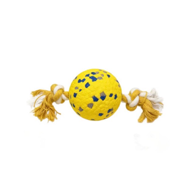 ETPU Dog Cat Toy Ball Highly Elastic Solid Rope Knot Floats Relieves Boredom Durable Chew-Resistant Interactiv — Chew Toys wholesale from Zootail