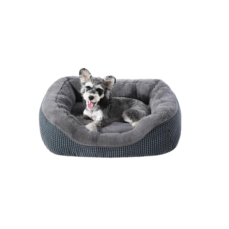 Manufacturer's Wholesale Solid Luxury Triangle Dog Bed Warm Soft Memory Plush Washable Non-Slip Bottom Fits Small Medium Pets — Pet Gadgets wholesale supplier Zootail